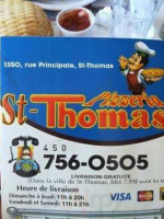 Pizzeria Saint-thomas food