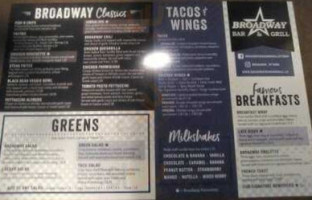 Broadway Grill menu