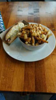 Old Montreal Hotdogs And Poutine food