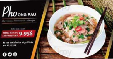 Pho Ong Rau food