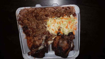 Fire Dutch's Jamaican Takeout food