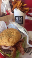 Hero Certified Burgers food