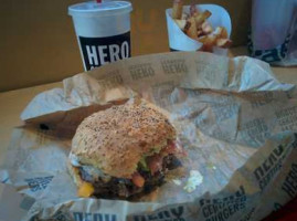 Hero Certified Burgers food