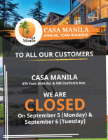 Casa Manila food
