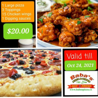 Baba's Pizza&wings Corp food