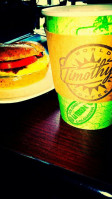 Timothy's World News Cafe food