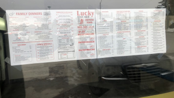 Lucky Chinese Food Takeout inside