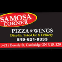 Samosa Corner Pizza and Wings food