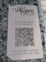 Whispers Pub & Eatery food