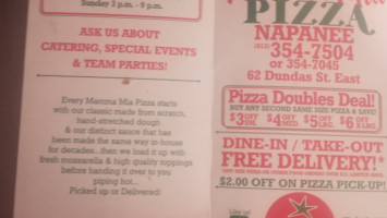 Mamma Mia's Pizza Napanee food