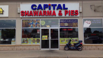 Capital Shawarma Pies inside
