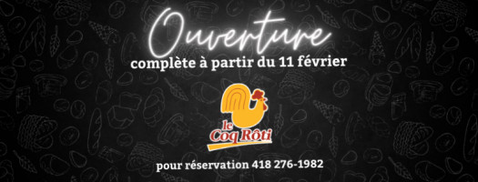 Le Coq Rôti menu