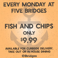 Five Bridges Bar & Grill food