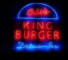 Kingburger Drive In menu