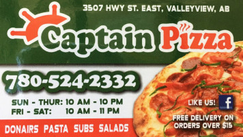 Captain Pizza food