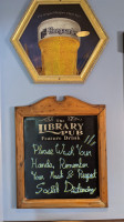 The Library Pub And Merchant Wine Tavern menu