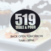 519 Table And Pour food