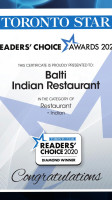 Balti Indian food