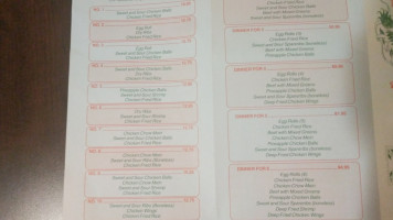 Canton Chinese & Western Restaurant menu