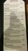 Mineshaft Tavern menu