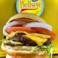 Bullseye Burgers N’ Fries food