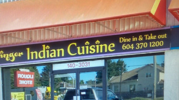 Ginger Indian Cuisine outside