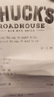 Chuck's Roadhouse Grill Sault Ste Marie menu