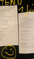 Buvette Chez Simone menu