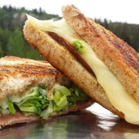 Alligator's Gourmet Grilled Cheese food