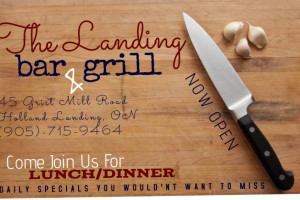 The Landing Grill food