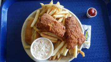 Deluxe Fish Chips food