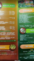 Get Go Burrito menu