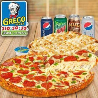 Greco Pizza Donair food