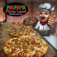 Papa's Pizza Land food