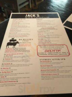 Jack's Gastropub menu