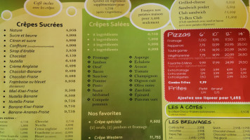 Creperie Dc menu