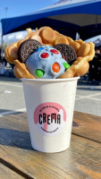 Crema Artisan Ice Cream And Desserts Truck! food