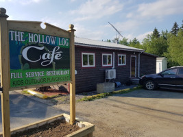 Hollow Log Café outside