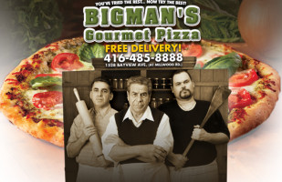 Big Man's Pizza food