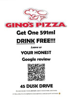 Gino's Pizza Dusk Drive food