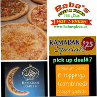 Baba's Pizza&wings Corp food