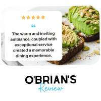 O'Brians Restaurant & Grill food