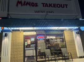 Mino's Greek Take Out West inside