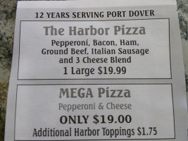 Harbor pizza port dover ON inside
