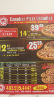 Canadian Pizza Unlimited Okotoks food
