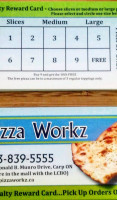 Pizza Workz Open For Delivery Pick Up food