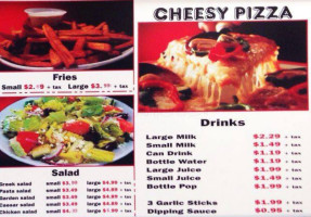 Cheezy Pizza And Pasta food
