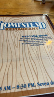 Homestead Restaurant food