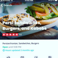 Parsi Premium Sandwiches, Burgers,kabobs food
