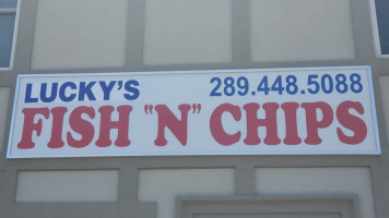 Luckys Fish N Chips food